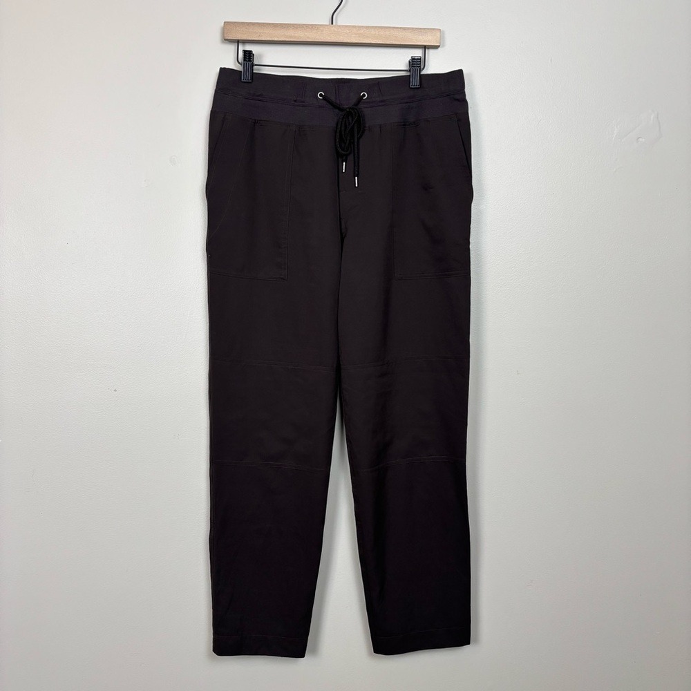 James Perse Los Angeles Pants Womens 2 Brown Soft Drape Utility Pant 100% Cotton